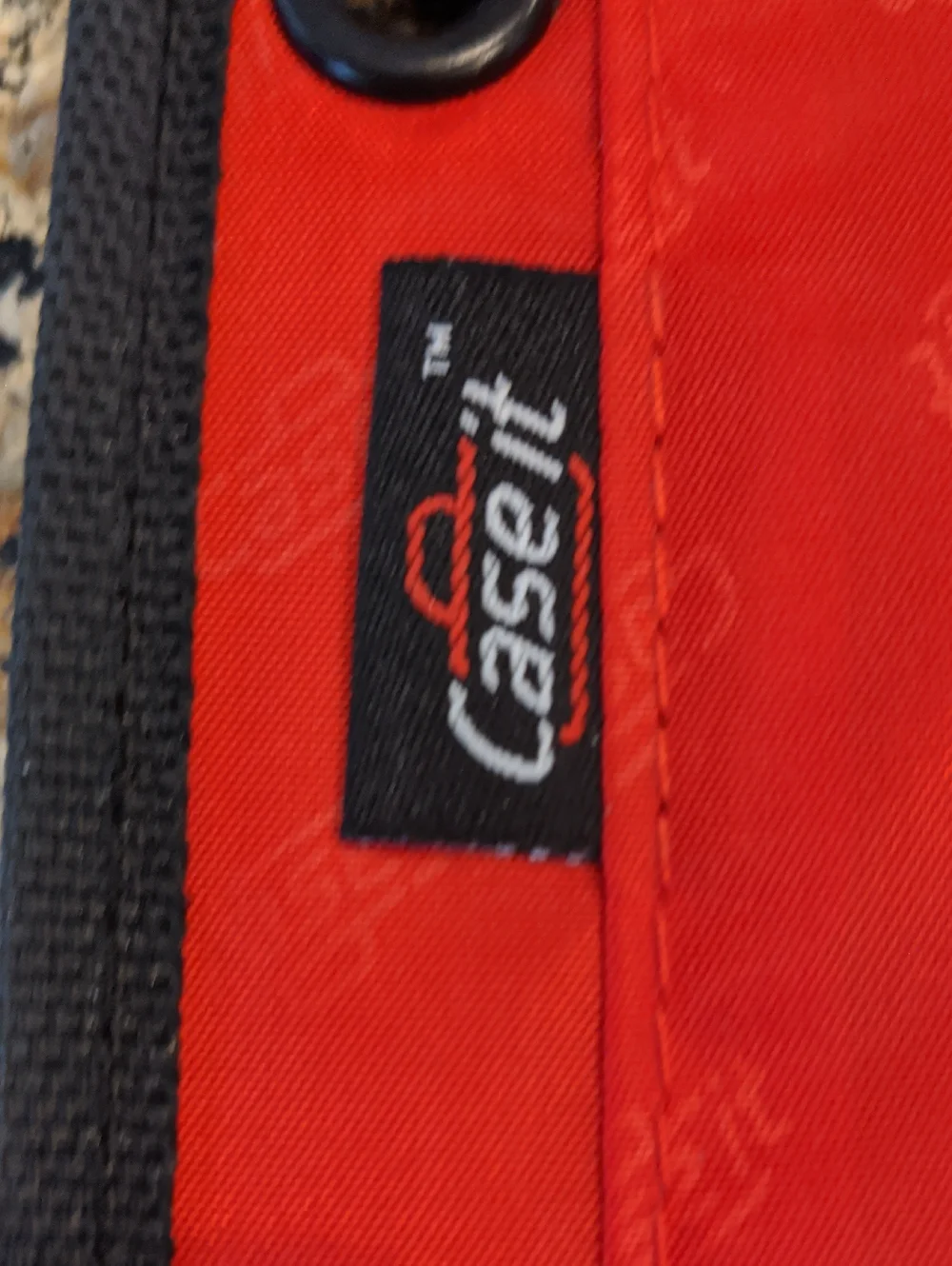 Vtg Case It Binder Accessory Clipboard Back Pocket Holds 8.5x11 Grommets HTF